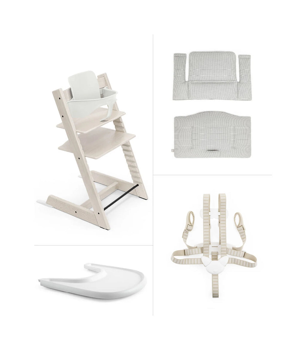 Stokke Tripp Trapp (Silla - baby Set - bandeja - cojín - arnés)