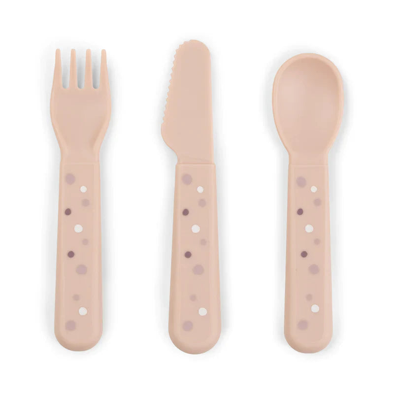 Juego de cubiertos foodie - happy dots