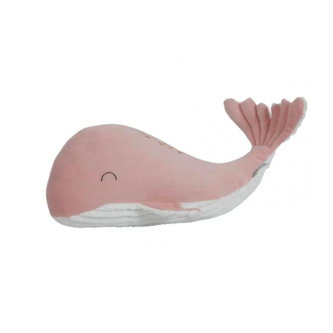 LITTLE DUTCH - peluche ballena océano rosa
