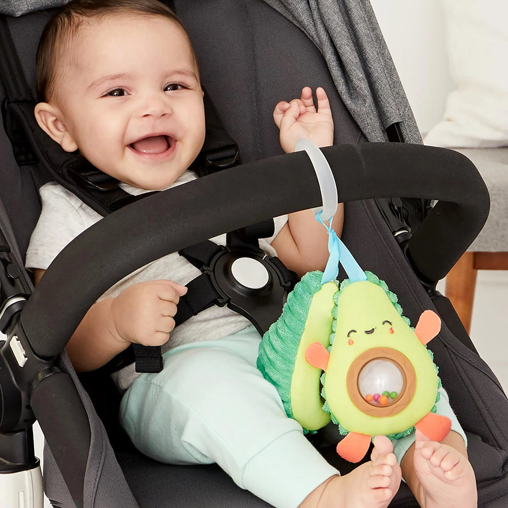 Skip Hop Farmstand Avocado Baby Stroller Toy