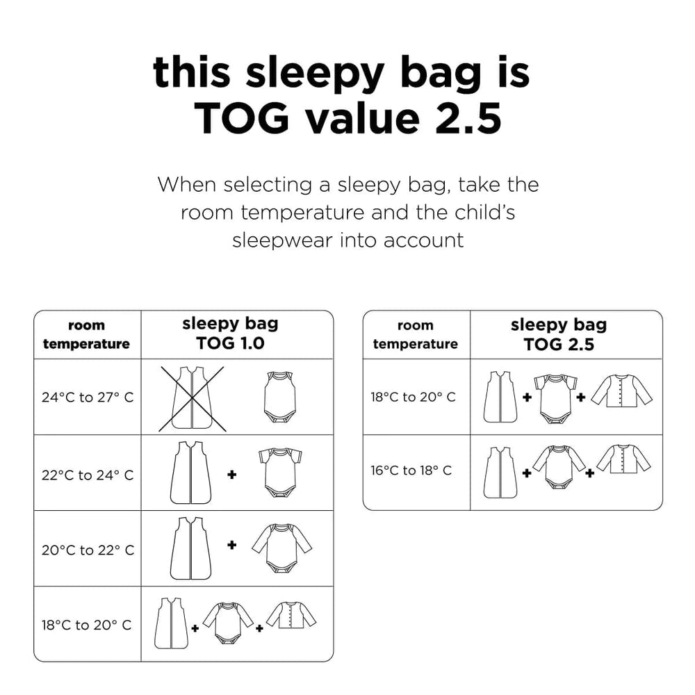 Saco de Dormir 90 cm - TOG 2.5 - Lalee